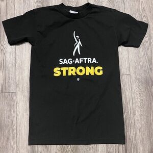 SAG-AFTRA Strong Short SMALL Sleeve Tee